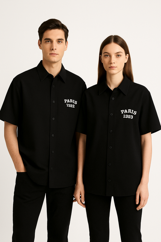 Paris 1980™ Unisex Oversized Shirt – Vintage Streetwear Edition