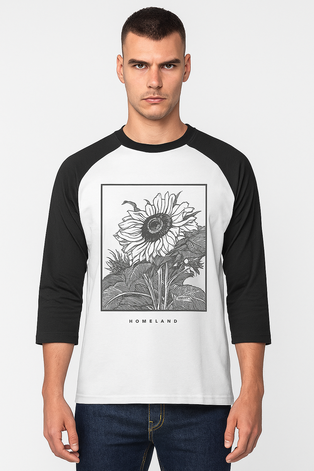 Homeland Sunflower Raglan Tee