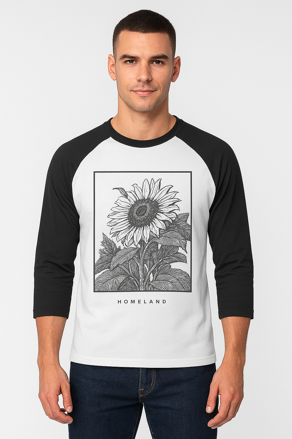 Homeland Sunflower Raglan Tee